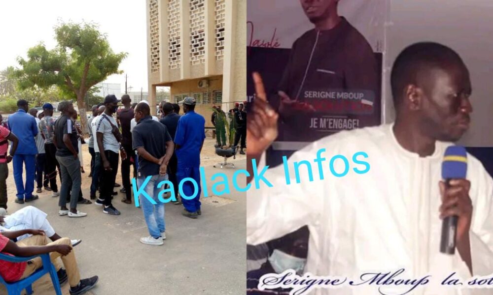 Sit In La Mairie De Kaolack Serigne Mboup Cest Des Politiciens De Bby Qui Sont En Train